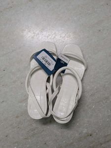 White Strappy Heel