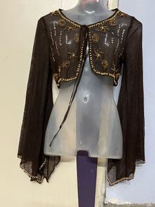 Pintrest korean embroidered mauve jacket