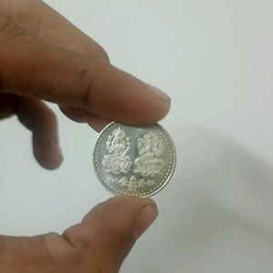 Lakshmi Ganesh Silver Coin