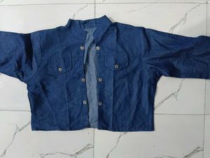 Stylish Striped Dress with Denim Jacket