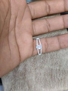 Pure Silver Ring Look Like Diamond
