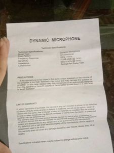 A Mic In Brand New Condition