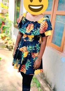 Pineapple Print Dress