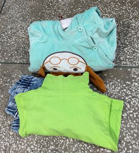 two pieces of boys winter warm sets