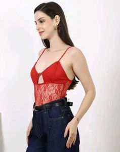 Shein Criss-Cross Spaghetti Strap  Tie-Up Wrap Top