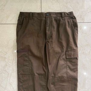 Brown Cargo Straight Fit