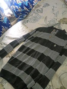 Striped Grey Sweater