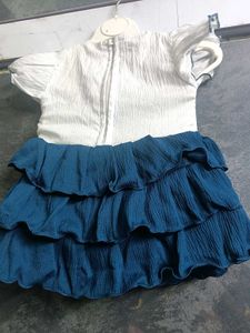 Cute Blue &amp; White Dress