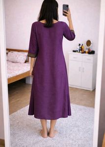 Purple Ethnic Kurta
