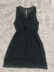 Black Cotton Dress