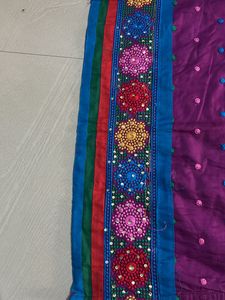 Kurta With Blue Patiyala Pent