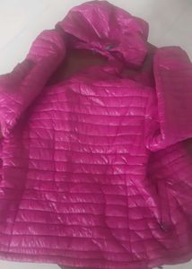 Pink Puffer / Quilted Jacket for winter