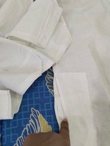 White Cotton Kurta  for Holi time masjid ,churc