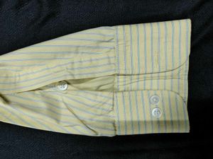 Light Yellow Formal Button Down Shirt