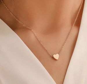 Gold Heart Pendant Necklace