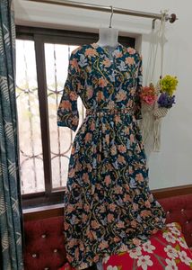 floral gown party wear