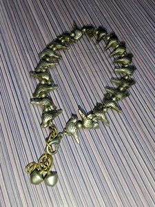 Parrot Silver Colour Bracelet With Hook