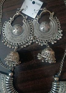 Oxidized Jewellery Set