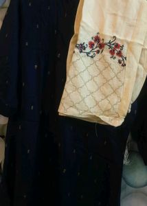 Elegant Navy Blue Kurta