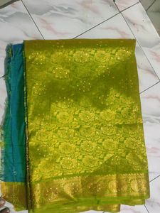 Bridal Saree With Blouse Piece
