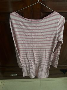 Striped Long Sleeve Mini Dress