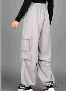 Grey Cargo Pants