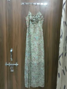 Paisley Print Maxi Dress