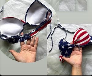 Captain America Pushup Bikini Top