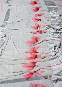 Saree With Stitched Blouse