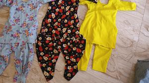 3 Set Of Suits For Baby Gurl 1.5 To  Years