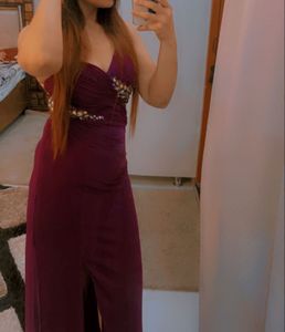 Purple Color Beautiful Dress