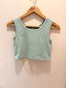 Beautiful Ribbed Crop Tank Top