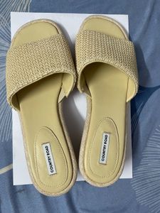 Country Road Woven Slides - Size 41