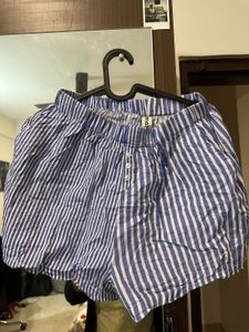 Striped Blue &amp; White Shirt