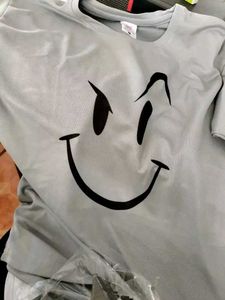 Half Sleeves Smiley Tshirt