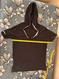Hoodie T-Shirt (Unisex) (Size Medium)