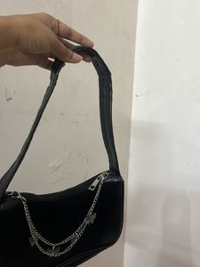 Black Butterfly Chain Handbag