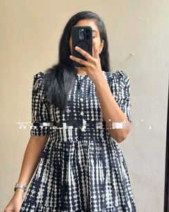 Beautiful Pure Cotton Black Midi