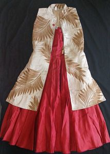 Girls' Festive Dress with Jacket