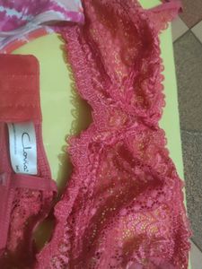 Net Bra And Multicolored Frenchie Style Panty