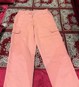 Pink Cargo Pants