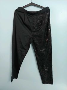 Black Party Wear Indo-western Co-ord Set