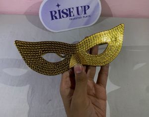 🔥 Gold Masquerade Mask