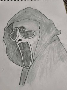 Scream Drawing