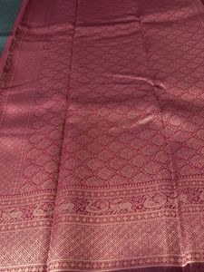 Green n Maroon Elegant Silk Saree