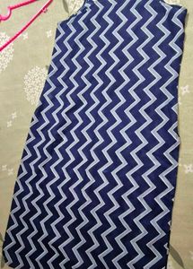 Stylish Blue Print Kurta