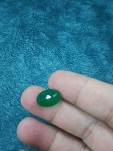 Green Faceted Gemstone
