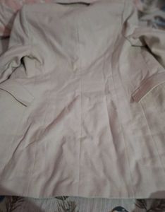 Elegant Cream Trench Coat