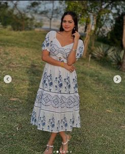 Floral Embroidered Cutout Dress