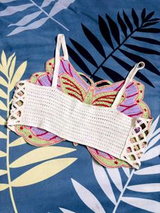Crochet Butterfly Top